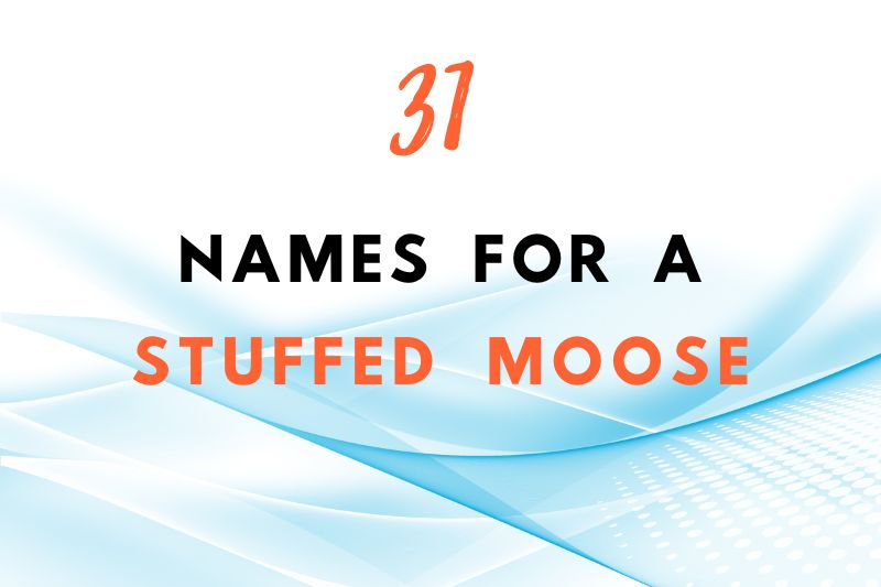 names for a stuffed moose