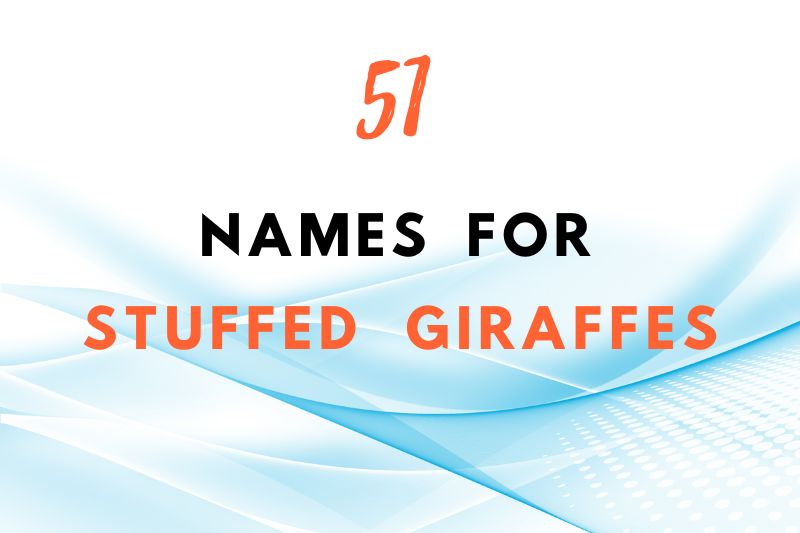 names for stuffed giraffes