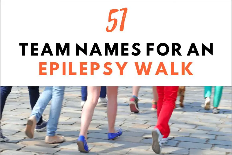 Team Names For An Epilepsy Walk