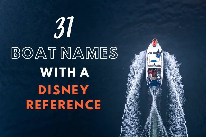 Boat Names with a Disney Reference