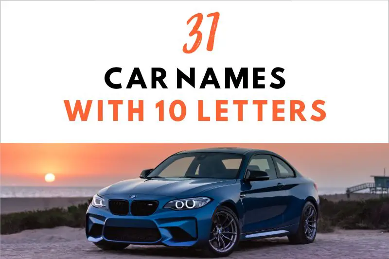 Car Names with 10 Letters