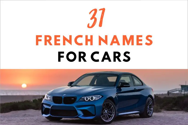 French Names for Cars