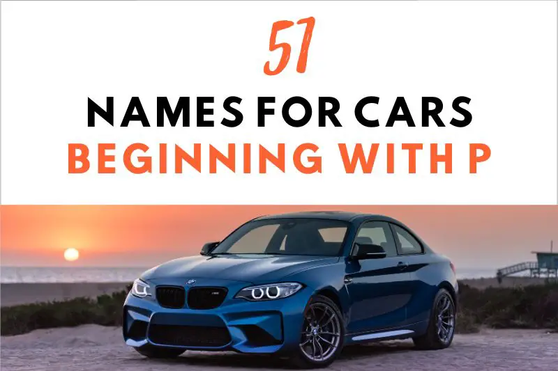 Names for Cars Beginning with P