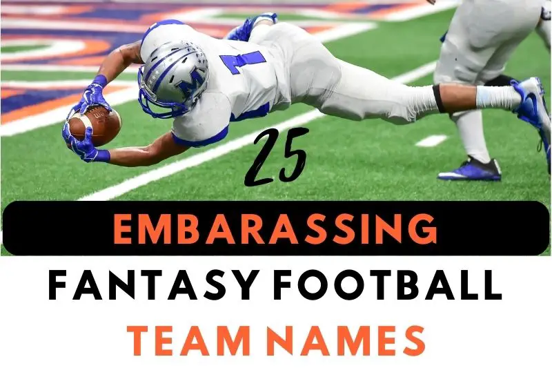 Embarrassing Fantasy Football Team Names