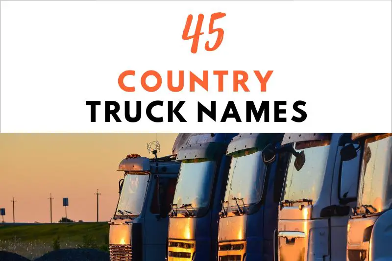 Country Truck Names