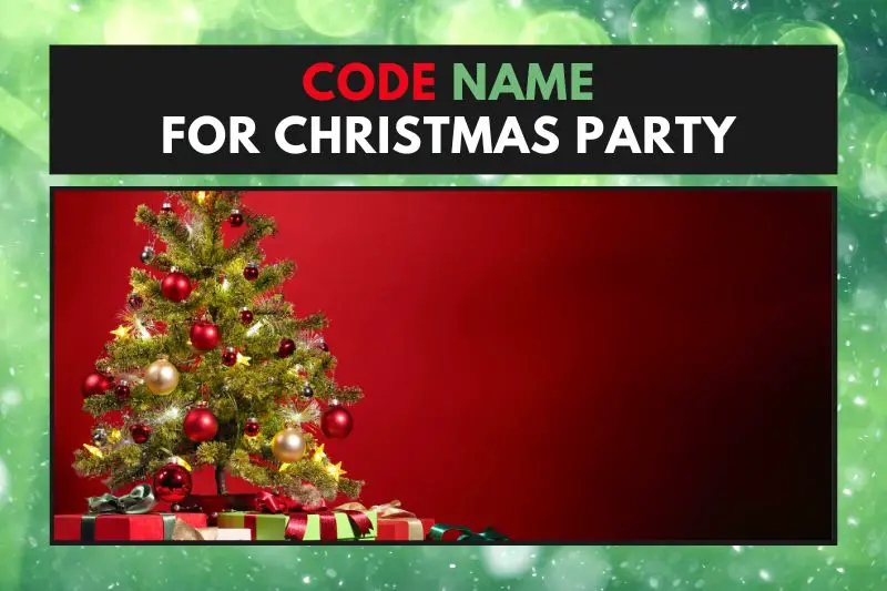 Code Name for Christmas Party