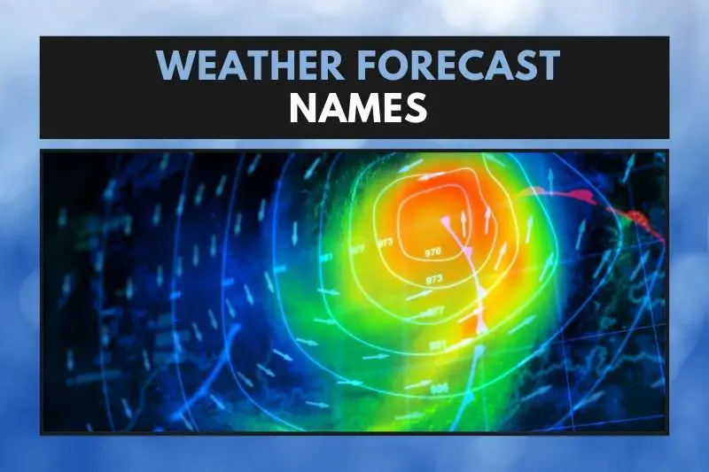 Weather Forecast Names