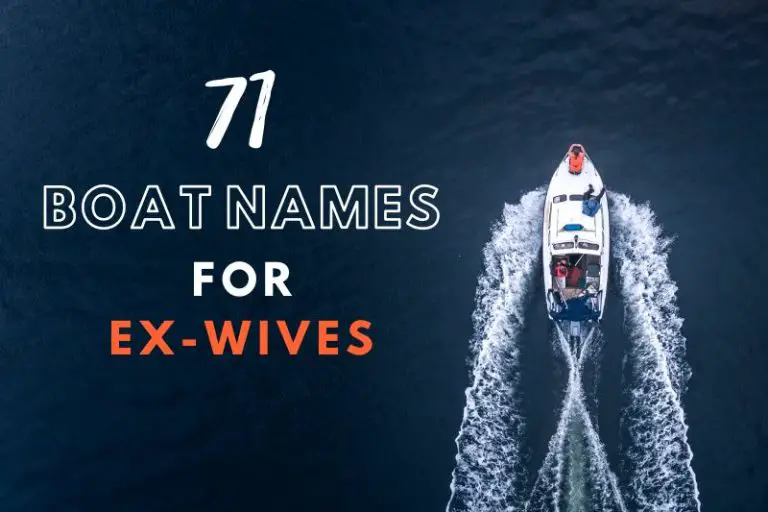 Boat Names for Ex-Wives