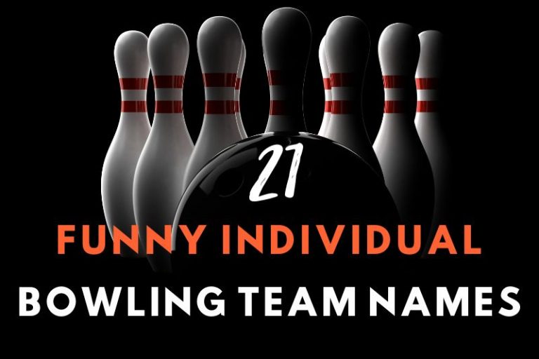 21 Funny Individual Bowling Team Names