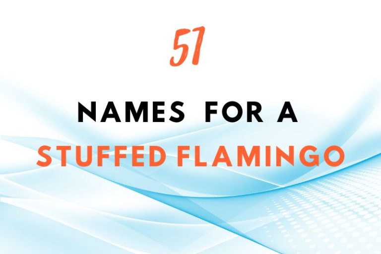 Names for a stuffed flamingo