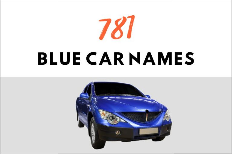 781 Cool Blue Car Names For Your New Car - Fearless Names