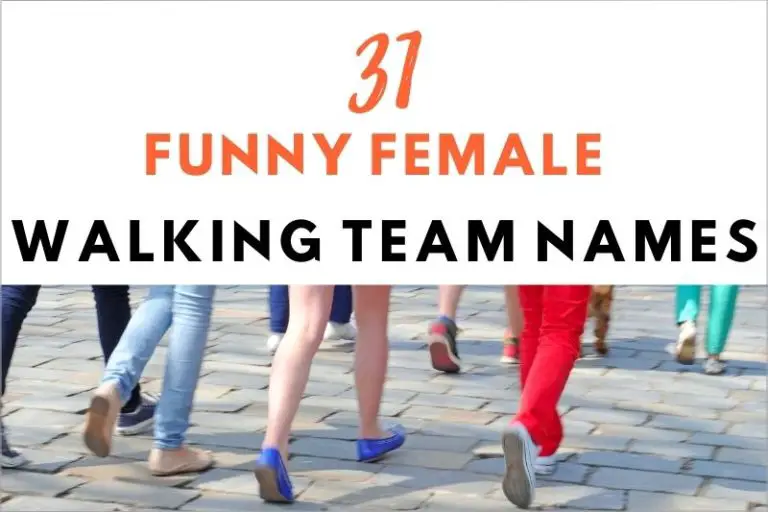 31 Funny Female Walking Team Names