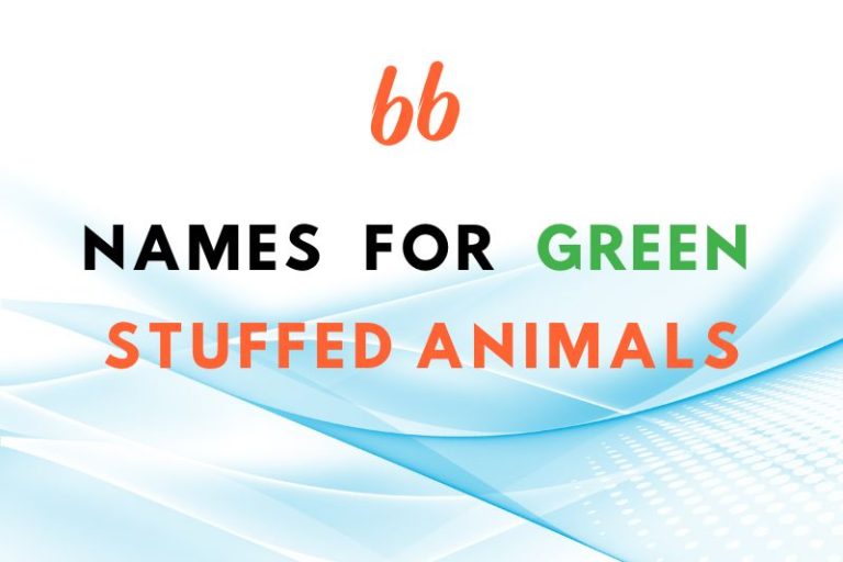 66 Perfect Names for Green Stuffed Animals