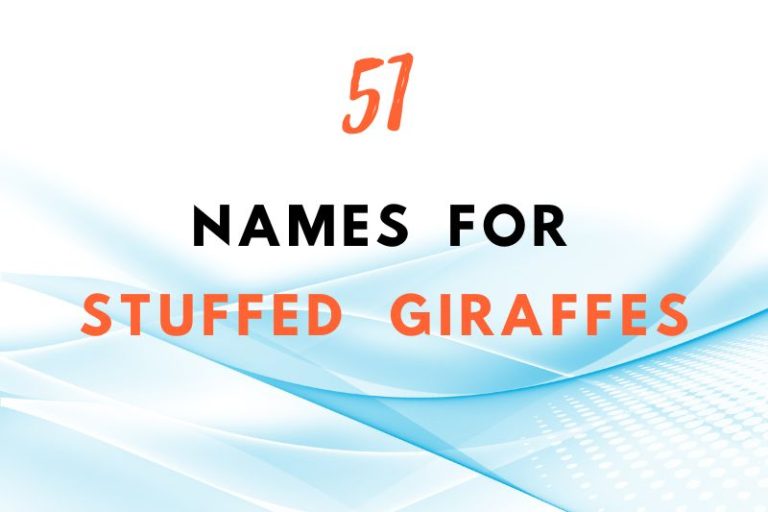 names for stuffed giraffes