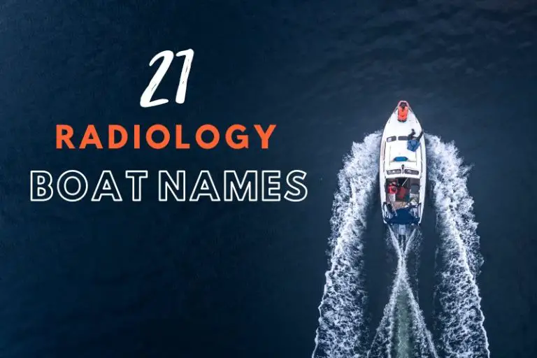 21 Creative Radiology Boat Names for Your Next Adventure