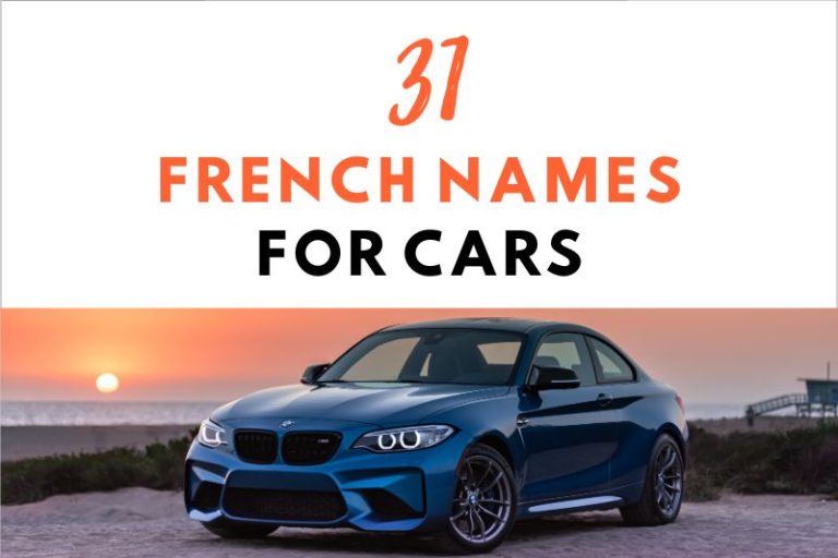 31 Ideal and Creative French Names for Cars