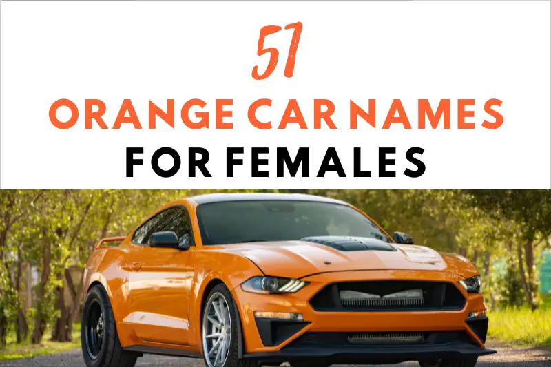 Orange Car Names for Females