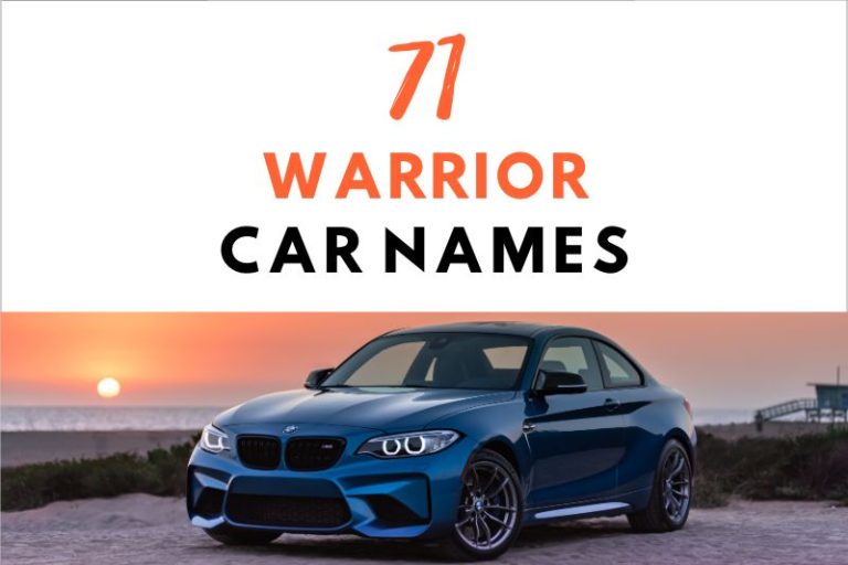 71 Captivating Warrior Car Names To Inspire Your Imagination