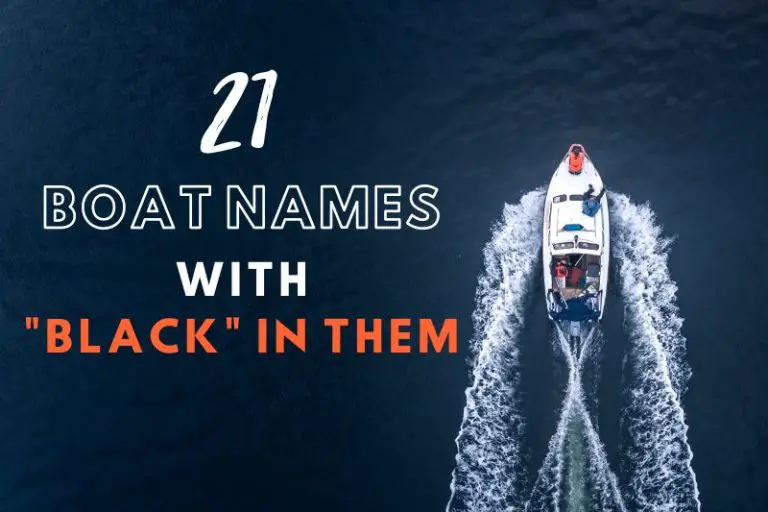 Sleek and Stylish: 21 Striking Boat Names With Black In Them