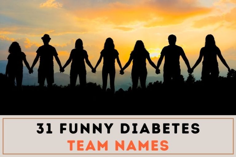 31 Funny Diabetes Team Names