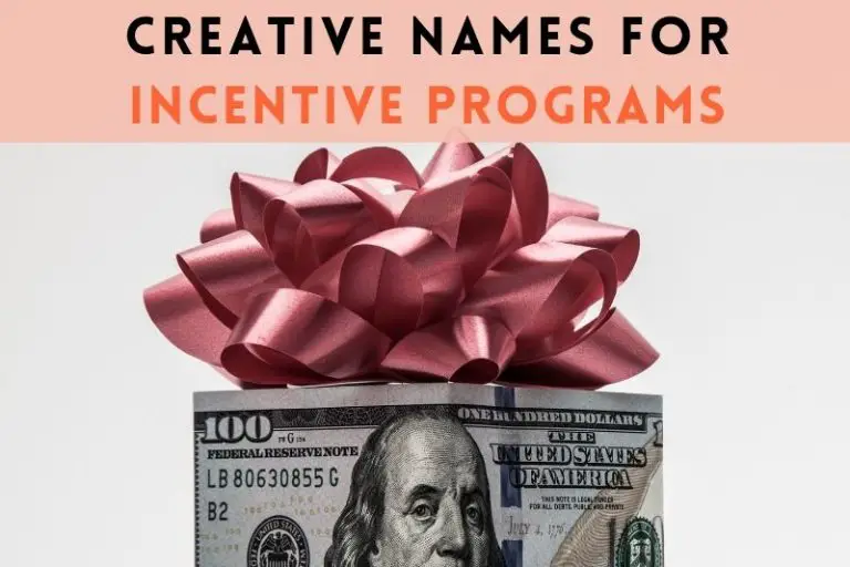 75 Creative Names For Incentive Programs