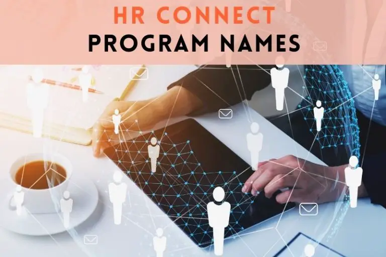 51 Inspirational HR Connect Program Names
