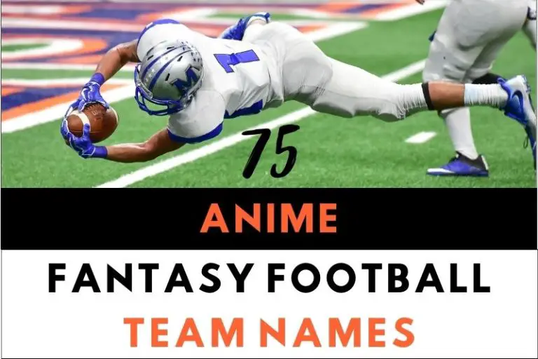 75 Vibrant Anime Fantasy Football Team Names