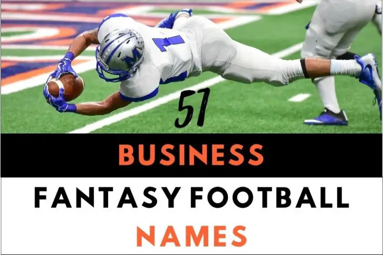 51 Professional Business Fantasy Football Names
