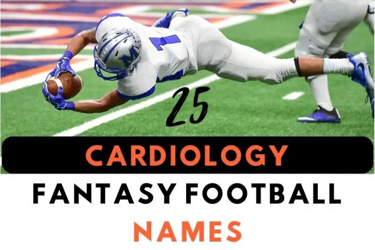 25 Heart-felt ❤️Cardiology Fantasy Football Names