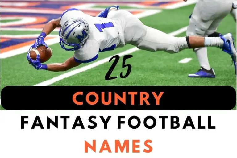25 Country Fantasy Football Names
