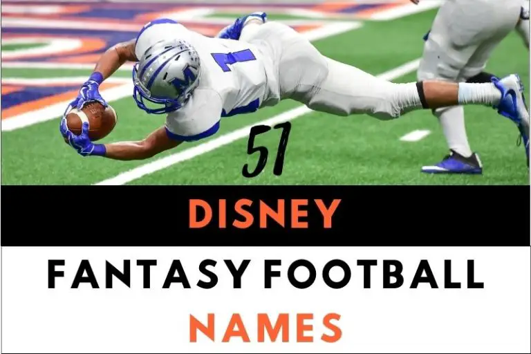 68 Magical Disney Fantasy Football Names