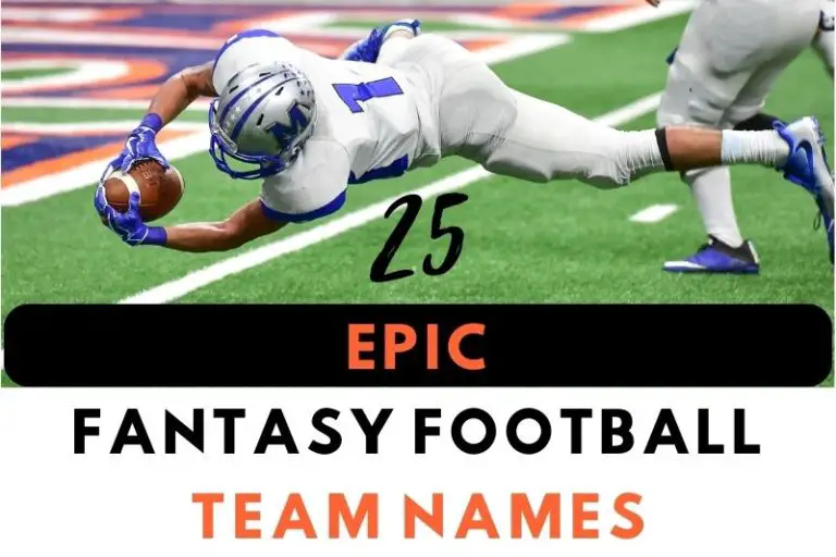 25 Epic Fantasy Football Team Names