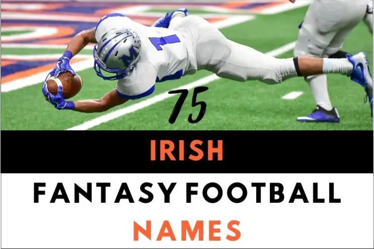 75 Spirited Irish Fantasy Football Names