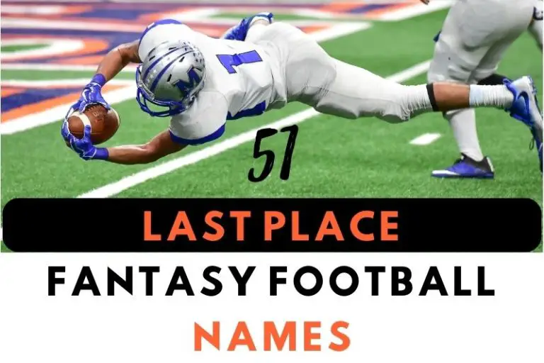 51 Hilarious Last Place Fantasy Football Names