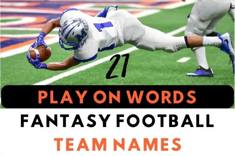 21 Funny Play on Words Fantasy Football Team Names