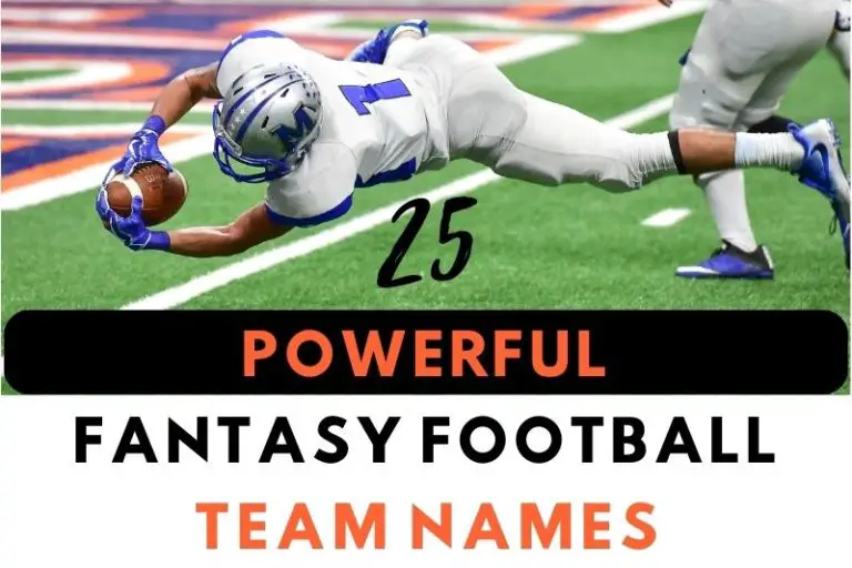 25 Powerful Fantasy Football Team Names