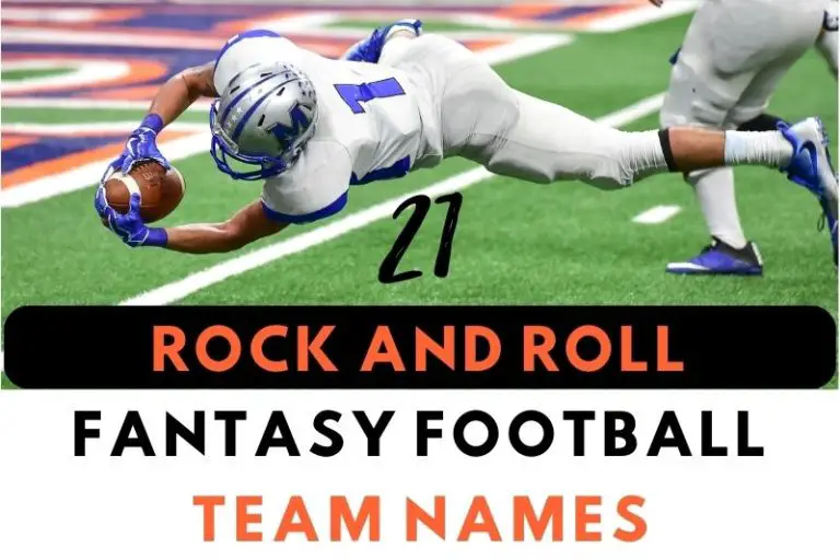 21 Epic Rock and Roll Fantasy Football Team Names