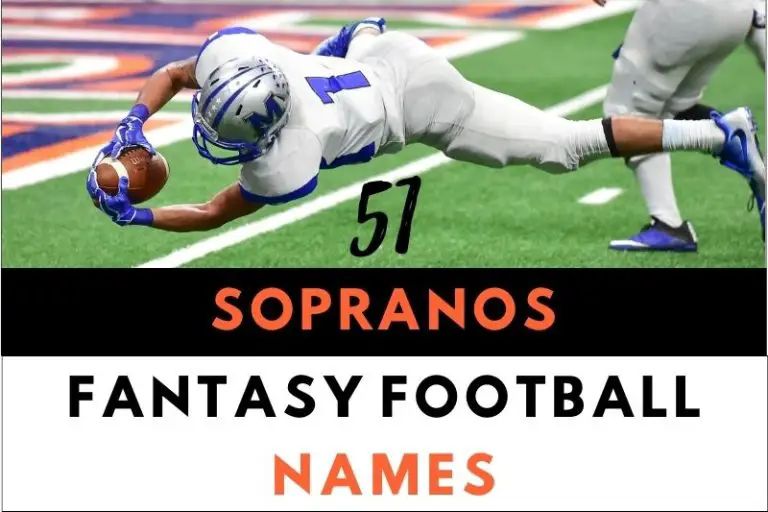 51 Sopranos Fantasy Football Names