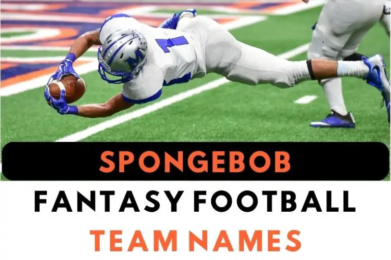 25 SpongeBob Fantasy Football Team Names
