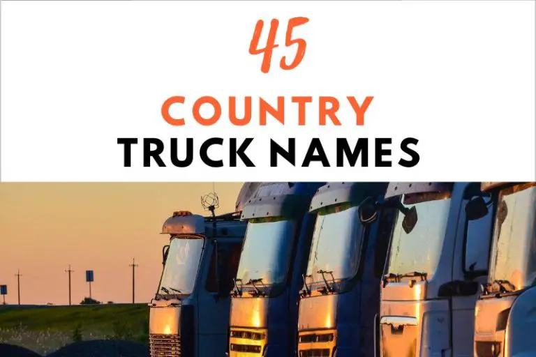 45 Rustic and Charming Country Truck Names