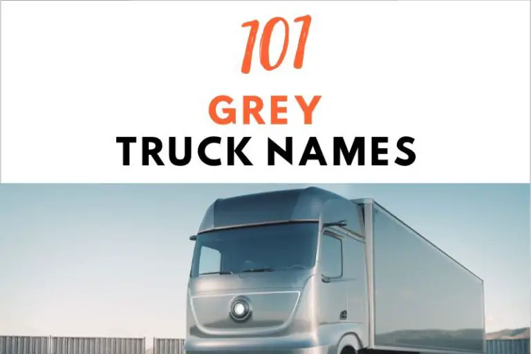 101 Super Sleek Grey Truck Names to Transform Your Ride