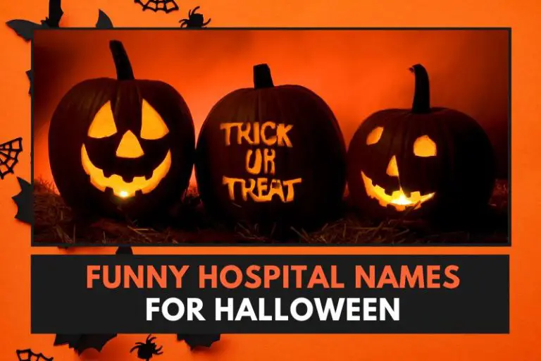 25 Funny Hospital Names for a Spooktacular Halloween