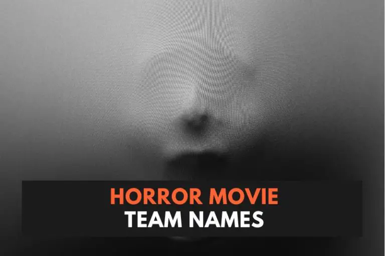 101 Blood-Curdling Horror Movie Team Names