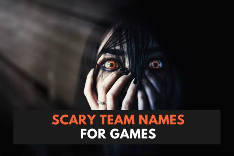 51 Bone-Chilling Scary Team Names for Games