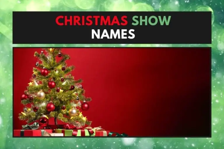 51 Merry Christmas Show Names to Spread Cheer