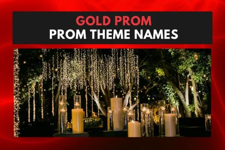 101 Glamorous Gold Prom Theme Names to Elevate Your Night