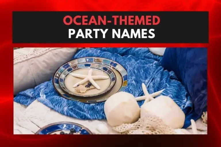 101 Ocean-Themed Party Names for a Splashing Good Time