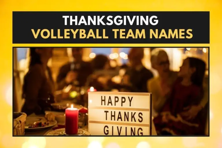 25 Thanksgiving Volleyball Team Names For Holiday Fun