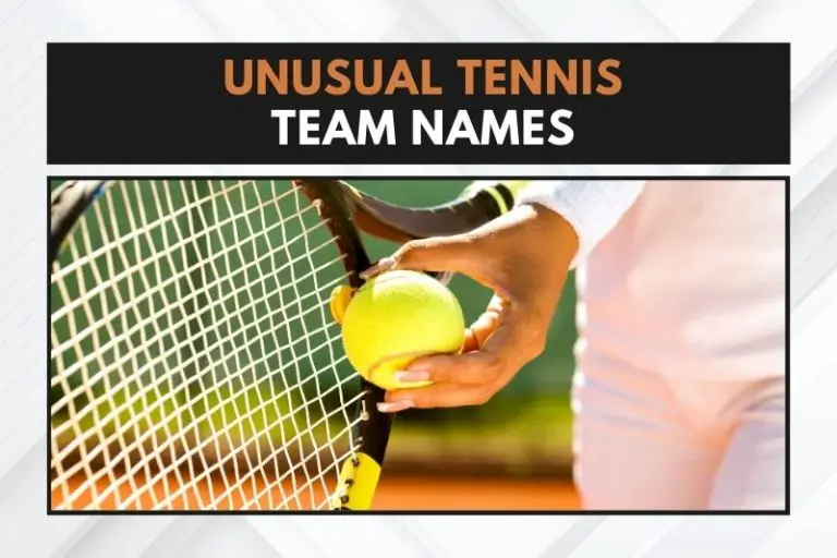 101 Unusual Tennis Team Names to Ace Your Game
