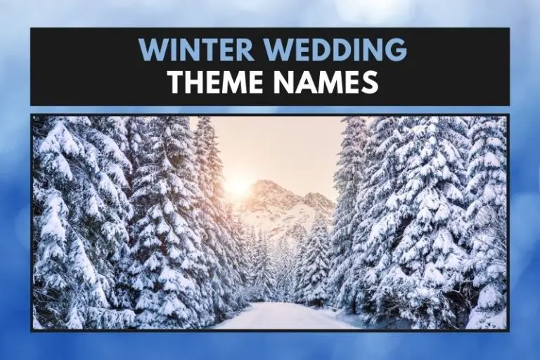 51 Winter Wedding Theme Names to Make Your Big Day Magical